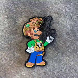 แผ่นปะทำจากยางพีวีซีแบบนิ่มแผ่นปะติดโลโก้ชุดเกียร์ยุทธวิธีผลิตตามสั่งจากโรงงาน - Product Image 2