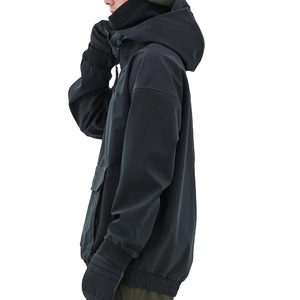 Veste coupe-vent légère de sport tendance 2025, col montant, devant personnalisé, vêtements de sport imperméables pour hommes - Product Image 3