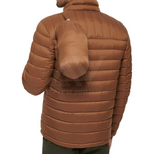 แจ็กเก็ตทรงพองแฟชั่นสำหรับผู้ชาย, เสื้อแจ็คเก็ตแฟชั่นบุนวมกันหนาวมีสไตล์สำหรับใส่กลางแจ้งพร้อมคอตั้ง - Product Image 3