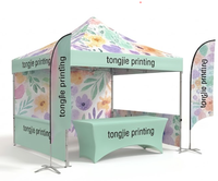 Tente Pop-Up Hexagonale en Aluminium Imperméable pour Intérieur et Extérieur, Salons Professionnels, Expositions, Impression Personnalisée, Portable et Pliable, Simple