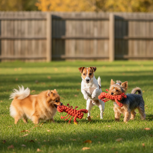 Jouet pour chien et chat Coral Pop Luxury, jouet en corde écologique qui couine, durable et plus épais pour jouer ou offrir en cadeau - Product Image 5