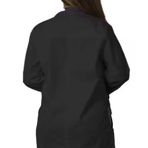 Blouse de laboratoire médicale confortable pour le personnel des hôpitaux et des cliniques, avec tissu respirant, durable et léger, blouses de laboratoire noires - Product Image 4
