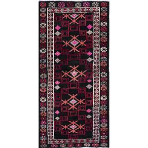 พรมขนสัตว์ถักมือ Nuray สีเบจ-น้ำตาล ลายเรขาคณิต สำหรับบ้าน ห้องโถง ห้องนั่งเล่น รูปทรงสี่เหลี่ยมผืนผ้า รุ่น Tabriz สำหรับวัยรุ่น-Pae-3045 - Product Image 1