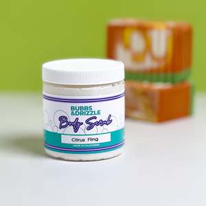 Exfoliante Corporal Citrus Fling, Crema Orgánica con Limón, Aguacate, Rosa, Melocotón e Ingredientes Herbales para Limpieza y Exfoliación, Suministro OEM - Product Image 1