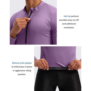 เสื้อจักรยานผู้ชายแบบสั่งทำพิเศษจากโรงงาน (OEM) แขนสั้น ทรงเข้ารูปสำหรับการแข่งขัน พร้อมการพิมพ์แบบซับลิเมชั่นเต็มตัว สำหรับทีมปั่นจักรยาน - Product Image 5