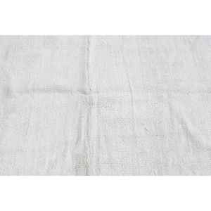 Tapis turc vintage, tapis d'appoint de 5,6 x 4,9 pieds, tapis oriental blanc et marron - Product Image 5