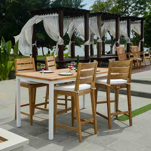 Catalina โต๊ะกาแฟทำจากไม้สักทรงสี่เหลี่ยมผืนผ้าสไตล์มินิมอลเฟอร์นิเจอร์กลางแจ้งในร่มคุณภาพสูง - Product Image 2