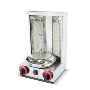 NEW PREMIUM <b>Electric</b>/Gas Shawarma Rotisserie Chicken High Quality Commercial Stainless-Steel Grill Auto-Rotating Restaurant - Product Image 4