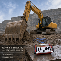 Excavatrice d'occasion C339 avec télécommande hydraulique sans fil 6000h pour travaux miniers