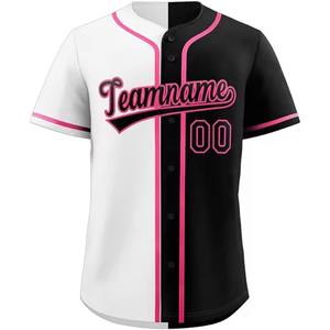 Uniforme de fútbol de béisbol de poliéster unisex, sublimación personalizada, botón impreso, cuello redondo, de talla grande, Kits de ropa deportiva americana - Product Image 6
