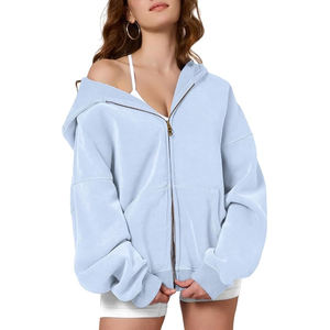 Stylish Acid Wash <b>Zip</b> <b>Up</b> Hoodies <b>Men</b> Custom Embroidery Streetwear Gym Wear Hooded Jackets Bulk OEM Supplier Price - Product Image 1