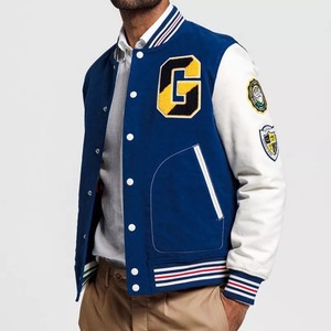 Chaqueta de béisbol de lana de estilo callejero para hombre, soporte de invierno XS, con capucha, informal, con botón, logotipo bordado, estilo de calle - Product Image 3