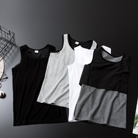 Nouveau Débardeur Décontracté Gris Personnalisé pour Femme, Style Tomboy, avec Broderie, en Tissu Jersey 100% Coton de Haute Qualité – Vente Flash