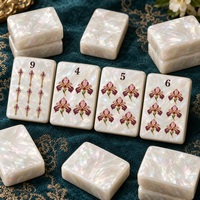 Tapis de Mahjong Galaxie Étoilée 80x80cm, Base Antidérapante en Caoutchouc, Réduction du Bruit, Housse de Table de Jeu de Société, Fournisseur en Gros