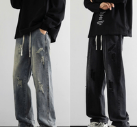 Pantalones Vaqueros al por Mayor para Hombre - Jeans Azul Claro para Hombre - Jeans de Mezclilla - Ropa Clásica para Hombre para Exportación