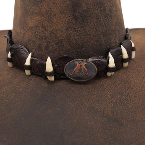 Los hombres de uso diario usan sombreros de cuero ecuestres Diseño diferente Los hombres usan sombreros de cuero ecuestres por CAVALRY SKT COMPANY - Product Image 6