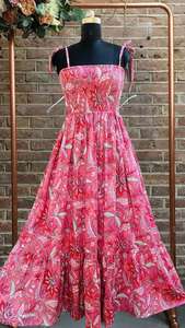 Adorable African Women Evening Gown Ethnic <b>Dresses</b> Women Short Kaftan <b>Dresses</b> Best Hand Block Print Manufacturing Women's <b>Dress</b> - Product Image 5