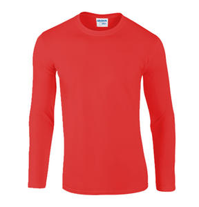 เสื้อยืดแขนยาวผ้าฝ้าย 100% พิมพ์ลาย OEM สำหรับทุกเพศ พร้อมบริการพิมพ์โลโก้ตามสั่ง ผ้าซาตินเป็นมิตรต่อสิ่งแวดล้อมสำหรับผู้ชาย - Product Image 1