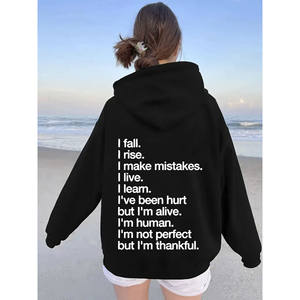 Kinitwear Mujer Otoño/Invierno Jersey Sudadera Un Color Ocio Estándar Hecho en China - Product Image 1