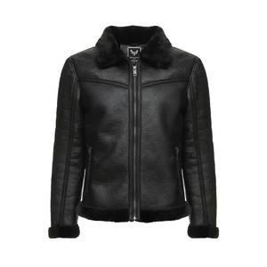 Dernier design Veste en cuir véritable pour homme d'hiver avec col montant Haute qualité Grande taille Haute rue Respirant et séchage rapide - Product Image 3