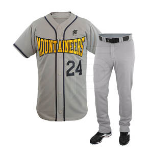 Uniforme de béisbol con logotipo personalizado para hombre, uniforme profesional de Béisbol Juvenil de alta calidad - Product Image 2