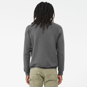 Sudadera de Forro Polar Bordada de Invierno al por Mayor para Hombre, Manga Raglán, Cuello Redondo, Casual, Cómoda, Básica, Impermeable - Product Image 6