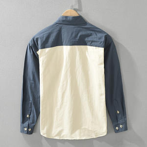 <b>Men's</b> <b>Shirts</b> Custom Summer Vintage Cotton Casual Loose Fitting Holiday <b>Cuban</b> Collar <b>Shirt</b> of <b>Men</b> - Product Image 2