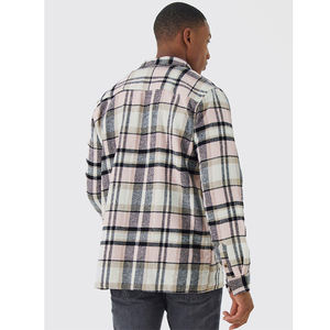 Ropa de hombre elegante hecha a medida India OEM ODM camisa pesada a cuadros Tattersall mejor precio fabricación al por mayor - Product Image 3