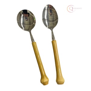 Juego de Cubiertos de Madera para una Vida Sostenible, Utensilios Naturales Libres de Plástico para Hogares Ecológicos - Product Image 5