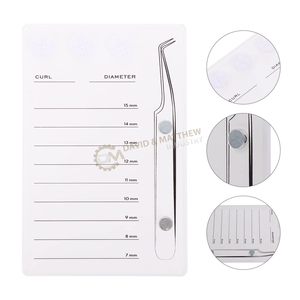 Wholesale Acrylic Cherry Lash Tiles Eyelash Tile Sustainable Magnet Lash <b>Holder</b> High Demand Eyelash Plate Custom Logo - Product Image 5