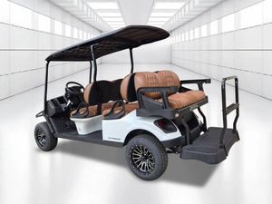 Voiturette de golf blanche brillante à vendre, 6 places, 2026 E/Z/G0 - Product Image 2