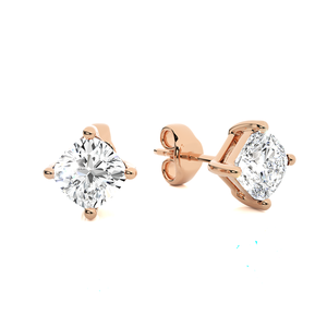 Boucles d'oreilles en diamant taille coussin 1 carat par ATYANTA JEWELS - Product Image 5