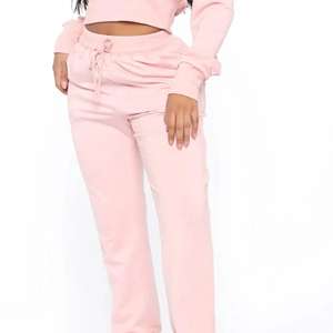 Ensemble de survêtement imprimé en coton pour femmes à capuche à manches longues haut pantalon de jogging respirant XL tenue solide pour Fitness vêtements de détente - Product Image 5