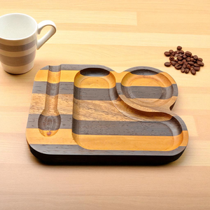 Plateau de service en bois polyvalent FT01 Prix d'usine Vente en gros Formes et tailles personnalisées Plateau en bois naturel artisanal - Product Image 1