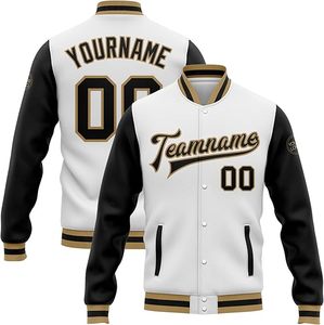 Logo de club sur mesure Nom de l'équipe Nom et numéro du joueur Veste respirante pour hommes Veste de baseball universitaire pour hommes - Product Image 3