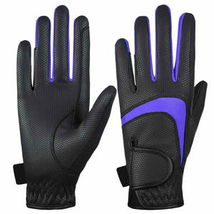 Gants d'équitation en cuir personnalisés de haute qualité Gants d'équitation en plein air confortables - Product Image 2