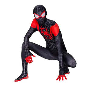 Disfraz de Spiderman de Marvel para Niños, Camiseta de Manga Corta de Algodón, Pantalones Cortos, Máscara, Vestido con Diseño de Superhéroe de TV para Navidad - Product Image 4