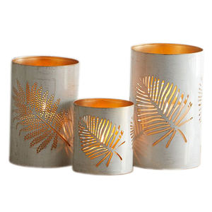 Porte-bougie décoratif en spirale, porte-bougie décoratif en forme de coupe d'arbre, porte-bougie votif noir - Product Image 1