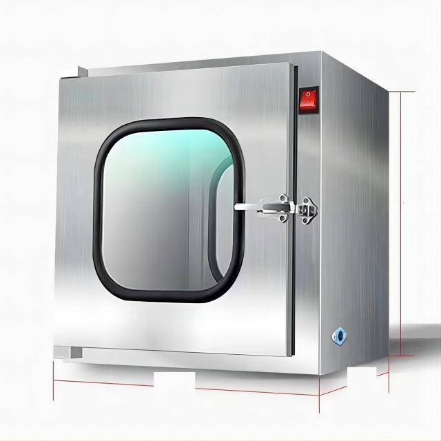 Коробка для пропуска чистой комнаты, внешняя дверная 304 из нержавеющей стали, динамическая коробка пропуска