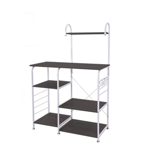 AK Brass Handmade Metal Floor Shelve In <b>Black</b> Finished With 3 Glass & Marble Tier Utility Shelve For Home Interior Decor/Office - Product Image 5