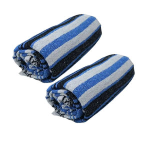 Premium Sky Blue Mexican Falsa Manta suave, ligera y tejida a mano para yoga, camping y decoración del hogar - Product Image 6