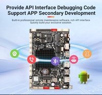 DC24V 2.5A Linux Rockchip Rk3399 Carte Dual Core Cortex-A72 + Quad Core Cortex-A53 2GB + 32GB 4G LTE 5.0BT Carte mère industrielle