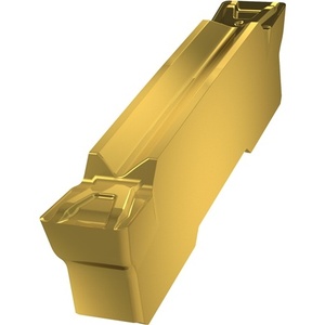 Inserto Indexable ISO GL4-D400M04-GMG8330 de 4 mm de Ancho con Recubrimiento PVD Dorado para Herramienta de Torneado, Paquete de 10 - Product Image 1