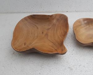 Assiettes à dîner en bois nouveau design cadeaux d'affaires vaisselle en bois d'acacia bols assiettes à dîner en bois d'acacia assiettes en bois - Product Image 3