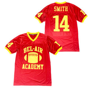 Wholesale Team American Football <b>Jersey</b> Sportswear <b>Short</b> Sleeves Breathable 100% Polyester High Quality Quick Dry Custom Logo - Product Image 6