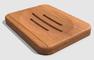 Élégant porte-savon pour lavabo de salle de bain, naturel, durable, écologique, antidérapant pour la maison et l'hôtel - Product Image 4