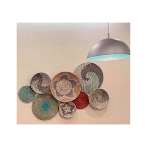 แผ่นทอติดผนังงานแฮนด์เมดสำหรับห้องนั่งเล่นดีไซน์ใหม่สีสั่งทำผลิตในเวียดนาม - Product Image 6