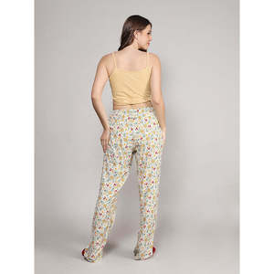 Pijama Cómodo 100% Rayón Estampado, Estilo Familiar Informal, Patrón de Ositos de Peluche, Cintura Elástica con Bolsillos, Personalizado, Súper Suave, Tejido ODM - Product Image 3