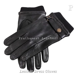 Gants longs en cuir de haute qualité Gants souples d'extérieur de style confortable de qualité supérieure pour hommes Parfait pour une utilisation quotidienne tendance - Product Image 4