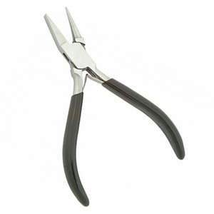 Hot Sale Yellow Color PVC Handle Jewelry Nose Pliers for Jewelers OEM Service Stainless Steel Jewelry Repairing Nose Pliers - Product Image 2